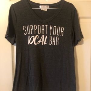 Support your local bar tee